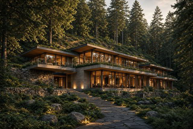 Lodging on the water